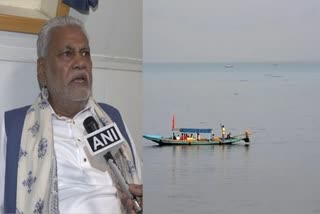 union-minister-boat-stuck-in-chilika-lake