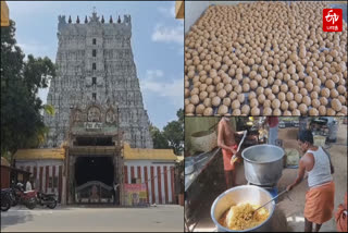 1 லட்சம் லட்டு தயாரிக்கும் பணி தீவிரம்