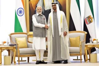 PM Modi with UAE President (file photo)
