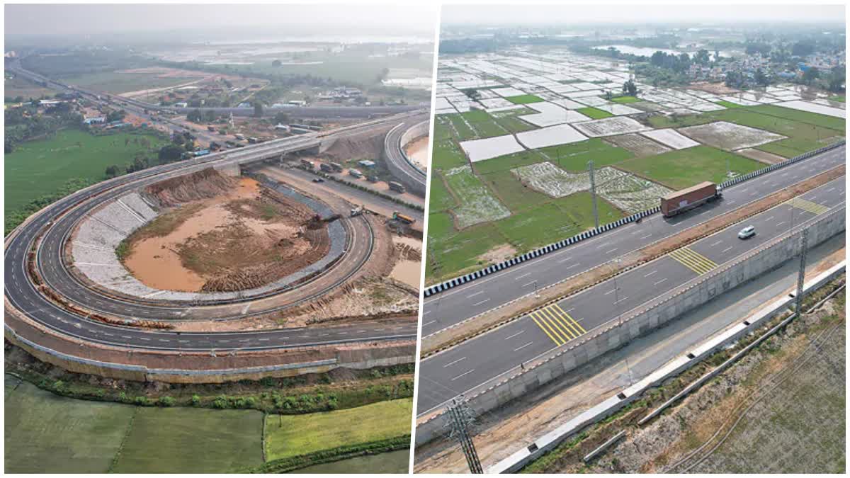 Six Lane National Highway-71 Between Naidupeta To Renigunta