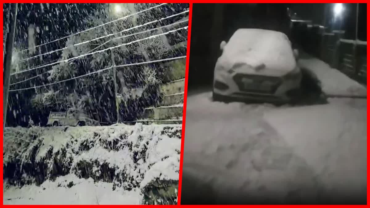 snowfall in Sikkim