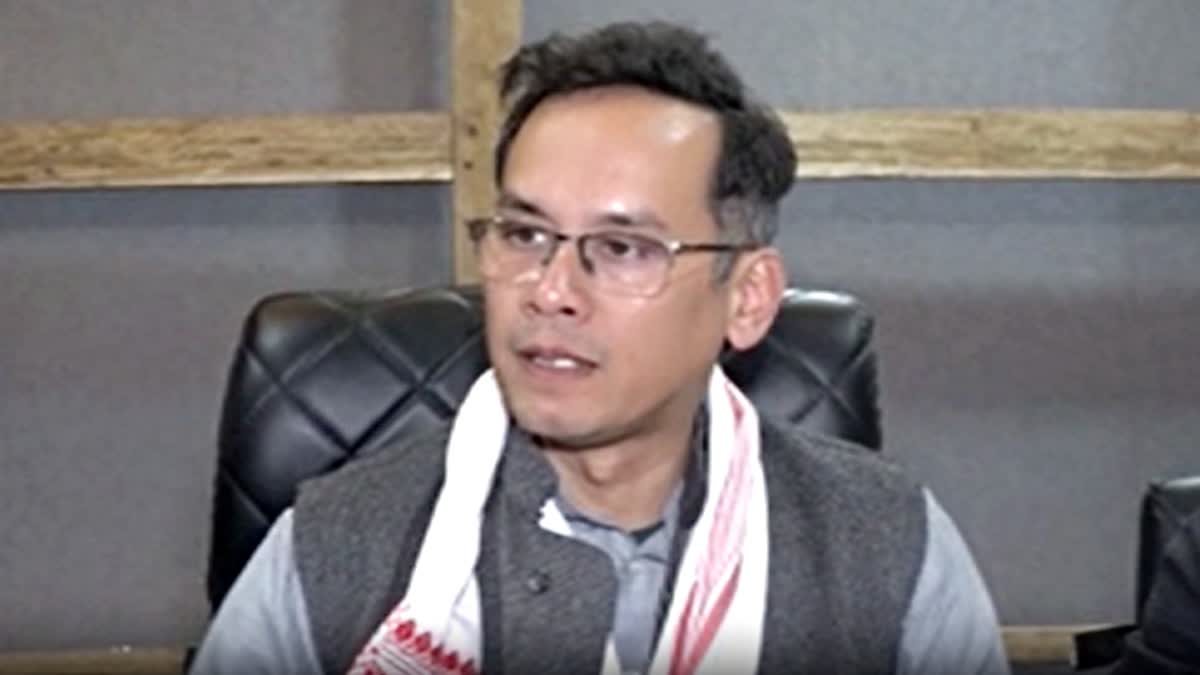 Congress MP Gaurav Gogoi