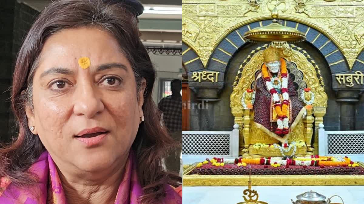 Priya Dutt Shirdi Sai  temple visit