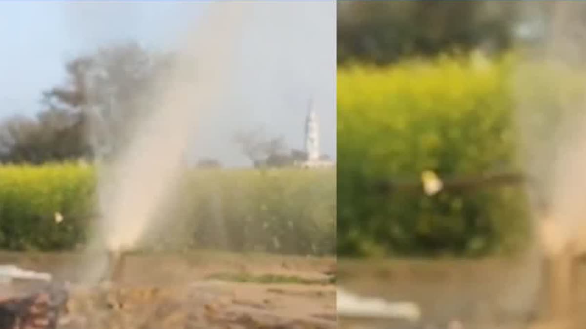 Massive Water Burst Sparks Curiosity In Rajasthan's Behror