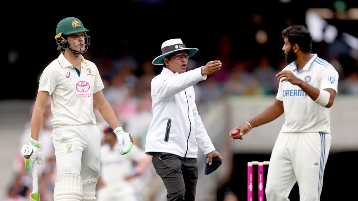 Sam Konstas and Jasprit Bumrah