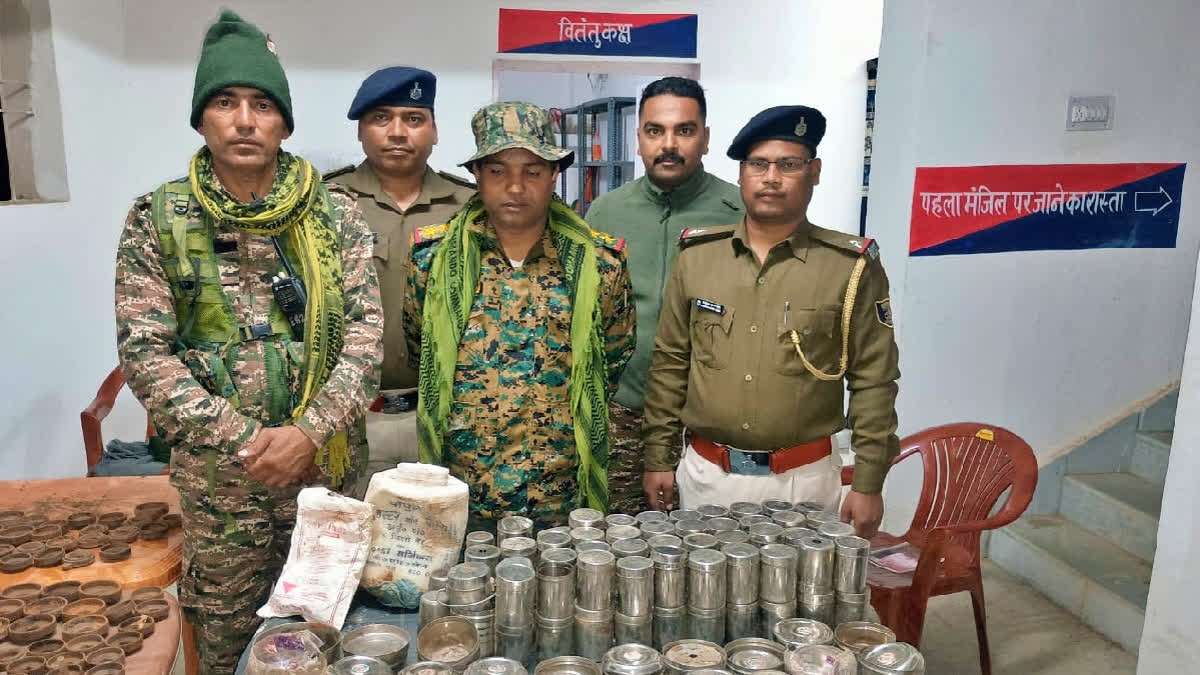 Huge cache of explosive-manufacturing materials seized by security forces in Gaya, Bihar