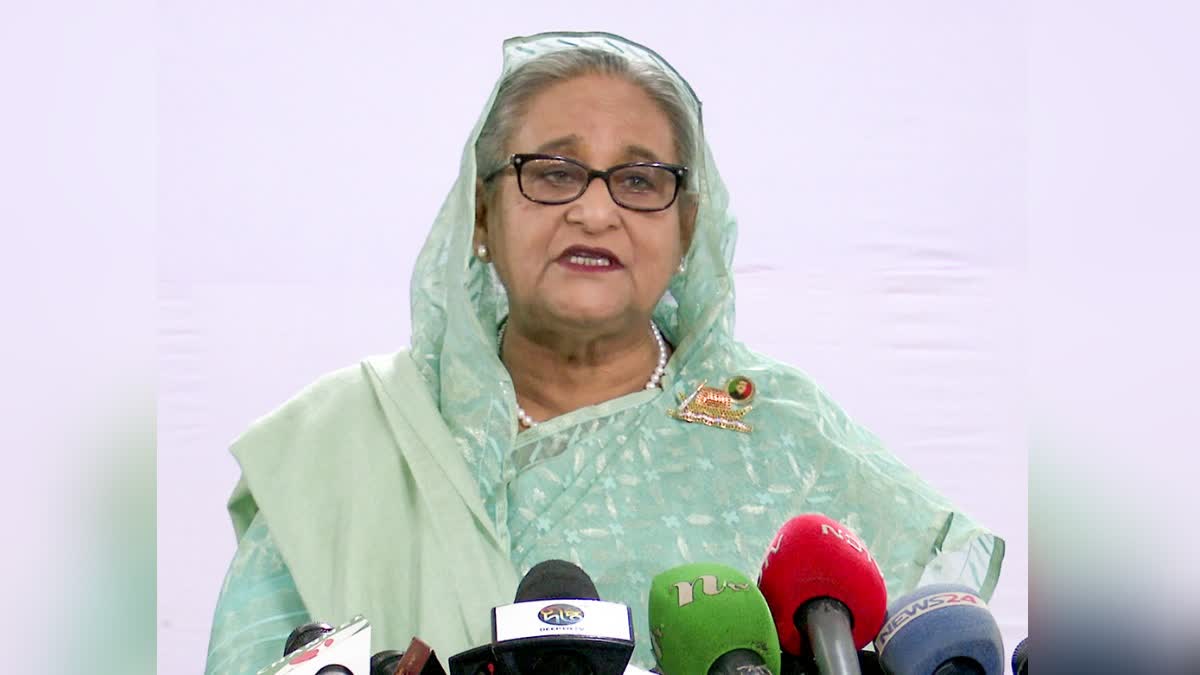 Former Bangladesh PM Sheikh Hasina