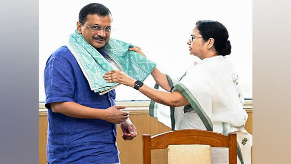 “Thank You Didi”: Kejriwal Announces TMC’s Support For AAP In Delhi Elections