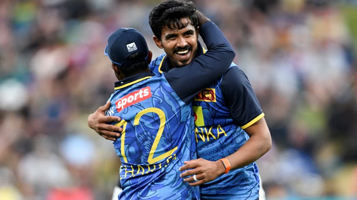 MAHEESH THEEKSHANA TOOK HATTRICK  NZ VS SL 2ND ODI  NEW ZEALAND VS SRI LANKA  മഹേഷ് തീക്ഷണ