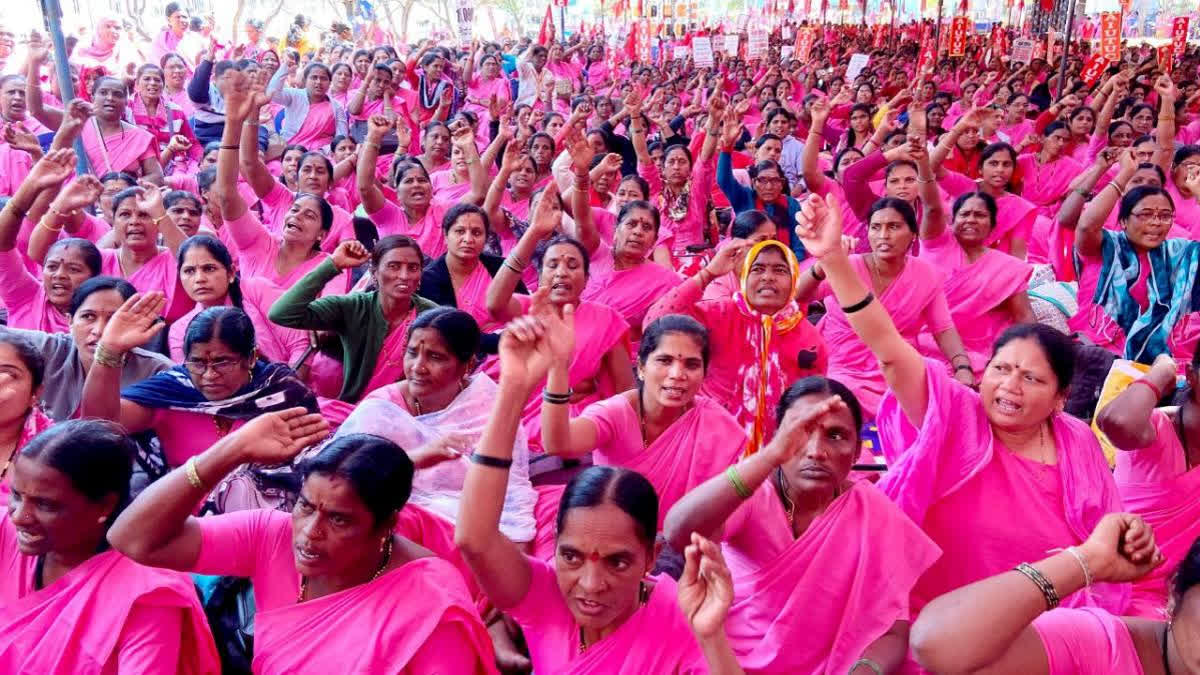 ASHA workers' indefinite strike in Bengaluru calls for increased wages and benefits, disrupting health programs, with strong support from Justice Santosh Hegde and unions.