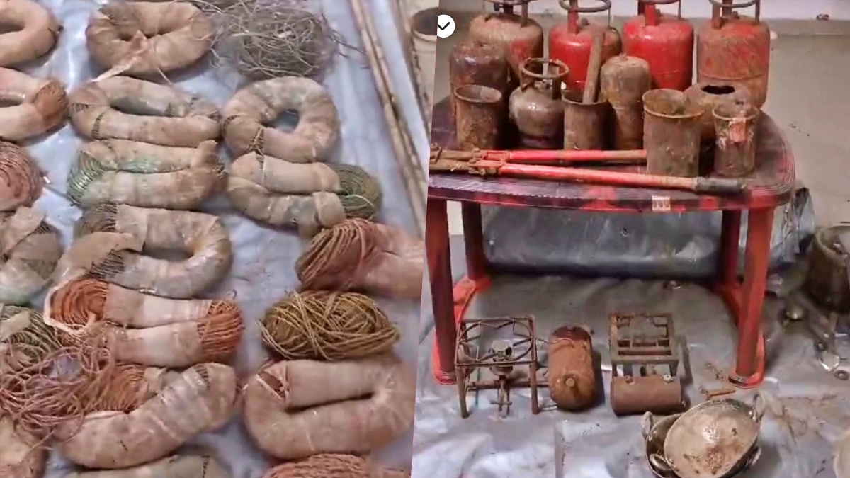 Huge cache of explosive-manufacturing materials seized by security forces in Gaya, Bihar