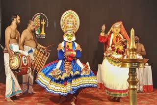 NALACHARITHAM PERFORMANCE AYROOR  KATHAKALI PERFORMANCE AYROOR  KATHAKALI VILLAGE AYROOR  NALACHARITHAM AATTAKATHA