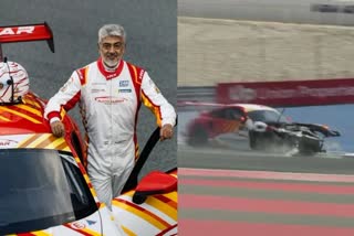 AJITH KUMAR ACCIDENT  car rasing  dubai car razing  thala ajith