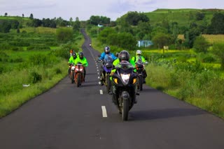 25 BIKERS REACHED KHAJURAHO