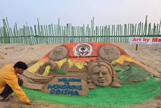 Manas Sahu Sand Art