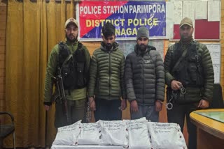 Narcotics Consignment From Pakistan Seized In Kashmir, Police Arrest Two Drug Peddlers