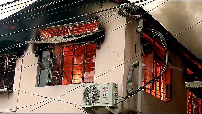 massive fire in Siliguri