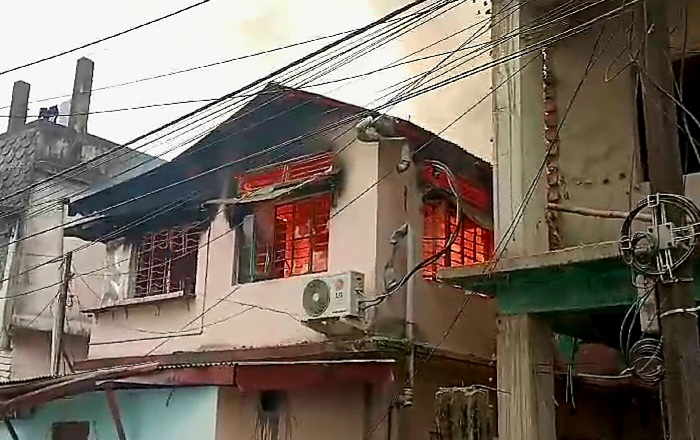 massive fire in Siliguri