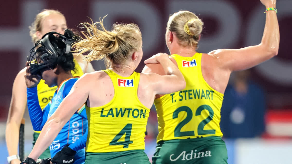 Formidable Australia women's side defeated India women's hockey team by 3-0 in the FIH Hockey Pro League 2023-24 at Bhubnaeswar on Wednesday. With this loss, India have completed hat-trick of defeats in the elite competition this year.