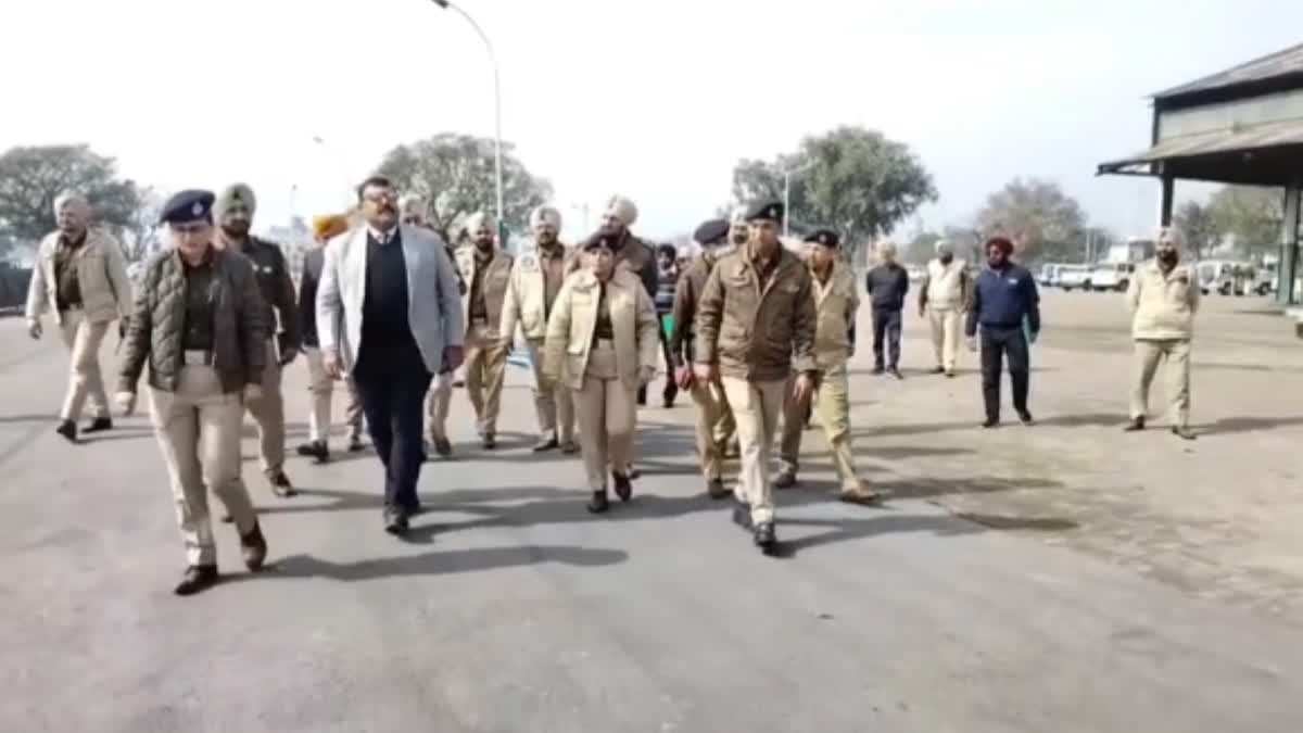 ADGP Sinha reached Khanna to check the security of AAP's grand rally to be held on February 10