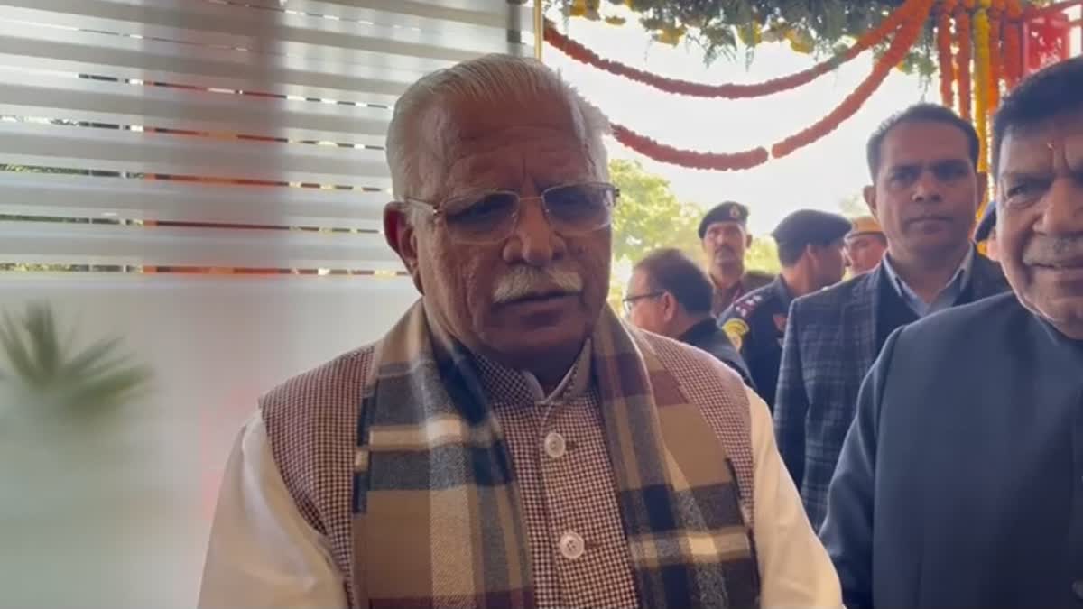 Haryana CM Manohar Lal Khattar