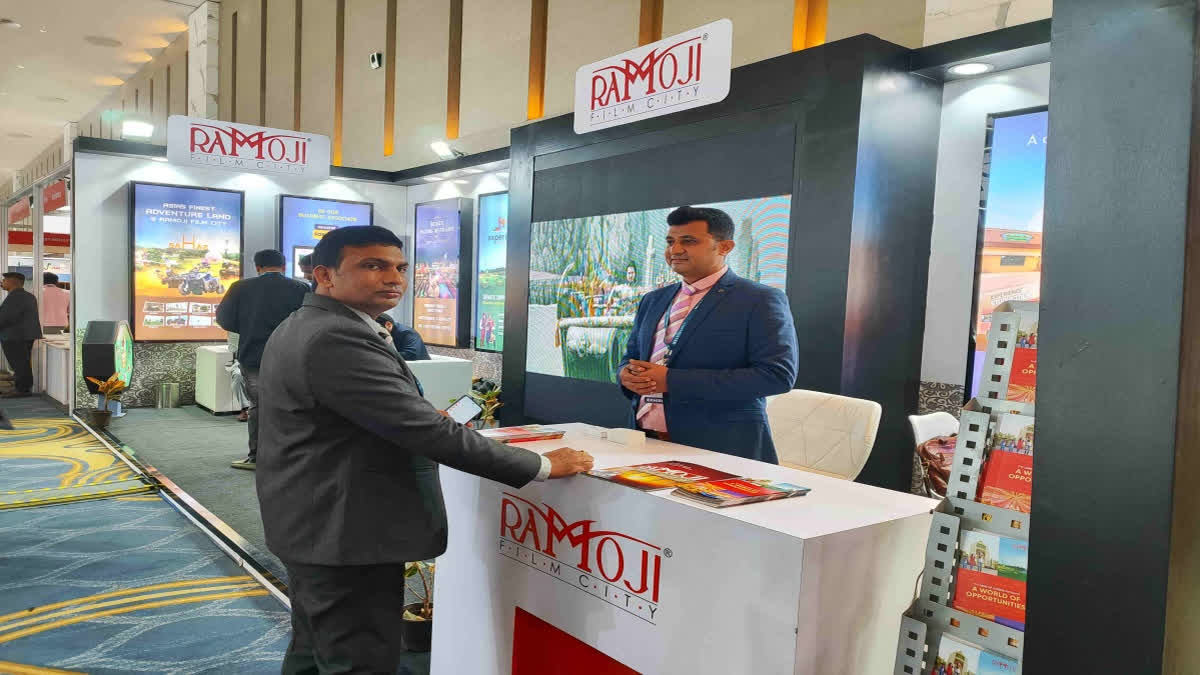 Ramoji Film City participates in Asia's largest travel trade show exhibition in Mumbai (Source ETV Bharat)