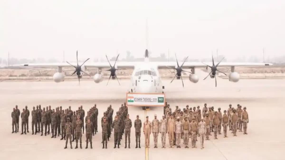 India Saudi Arabia joint military exercise concludeds in Rajasthan