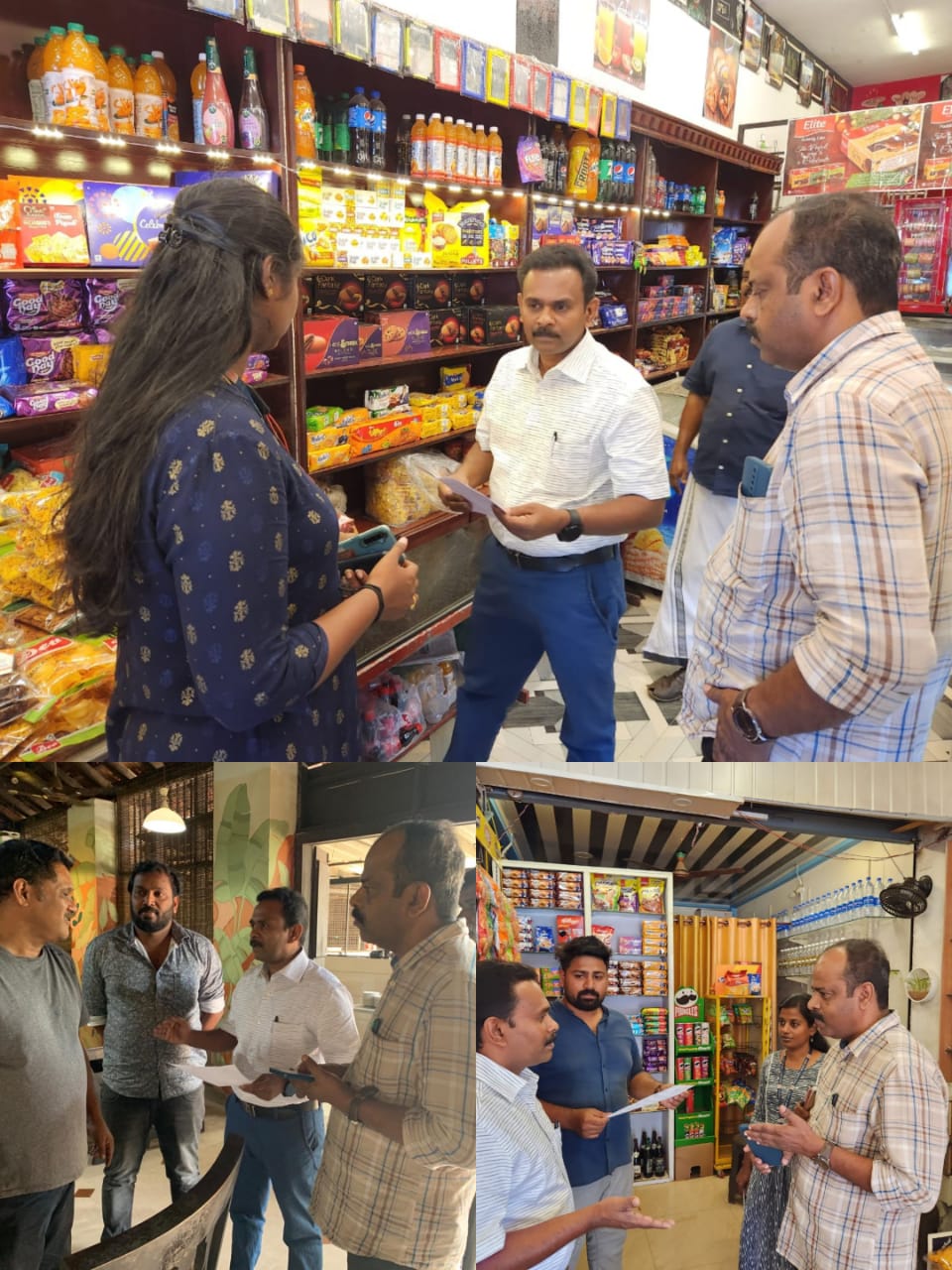 food and safety license inspection  food and safety checks in hotel  ലൈസന്‍സ് പരിശോധന  ഭക്ഷ്യ സുരക്ഷ വകുപ്പ്  ഭക്ഷ്യ സുരക്ഷ വകുപ്പ് റെയ്‌ഡ്