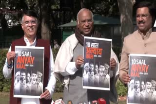 Congress President Mallikarjun Kharge releases 'Black Paper' against the Modi government