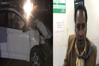 A procession car met with a terrible accident in Khanna,many people including the groom's father were injured