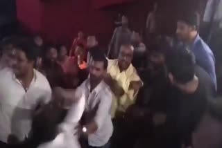 Pawan Jagan fans Clash at Yatra 2 screening