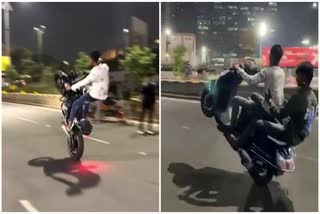 Police Arrest Youth Held Bike Stunts in Hyderabad