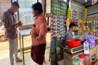 food and safety license inspection  food and safety checks in hotel  ലൈസന്‍സ് പരിശോധന  ഭക്ഷ്യ സുരക്ഷ വകുപ്പ്  ഭക്ഷ്യ സുരക്ഷ വകുപ്പ് റെയ്‌ഡ്