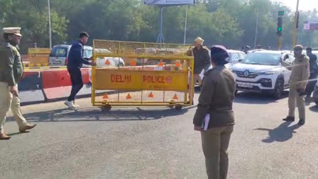 delhi police increased security on various borders in view of farmers tractor march