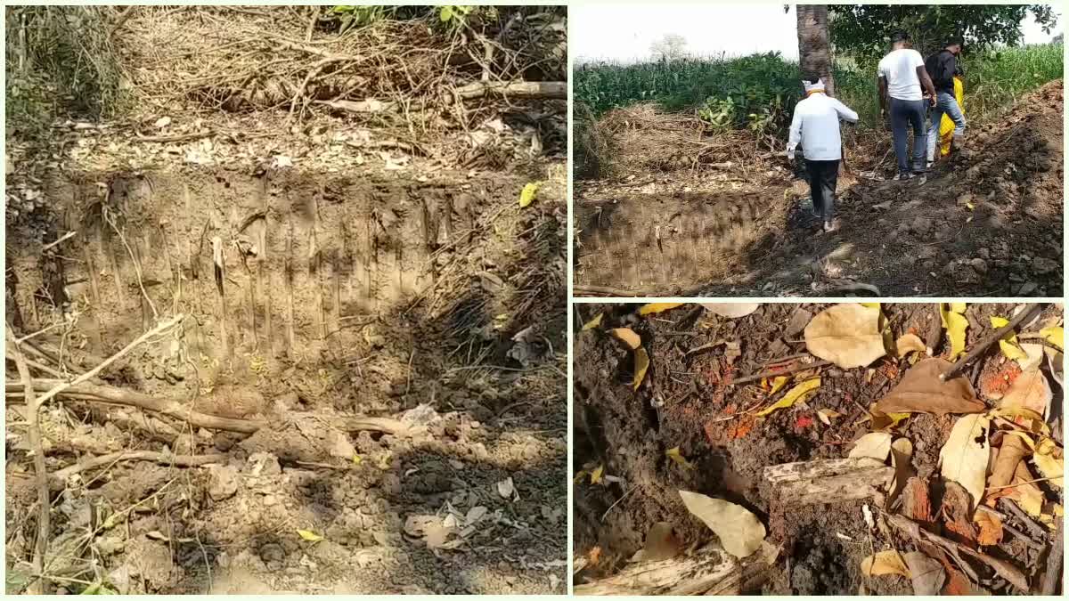 Excavation for Hidden Treasures in Warangal District