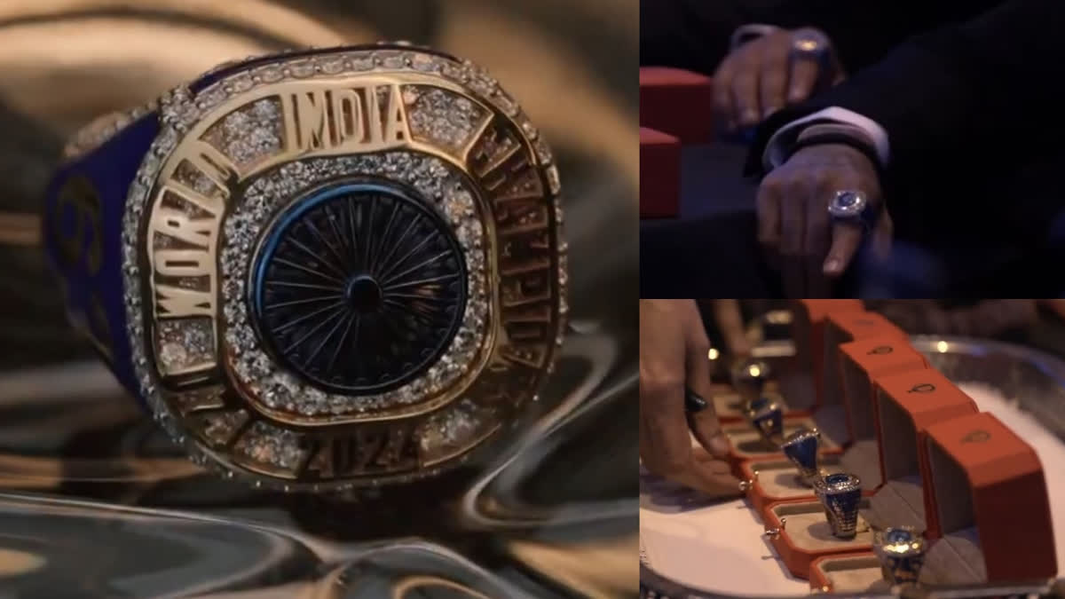 The BCCI has unveiled a specially crafted "Champions Ring" that was presented to the members of the 2024 T20 World Cup-winning team.