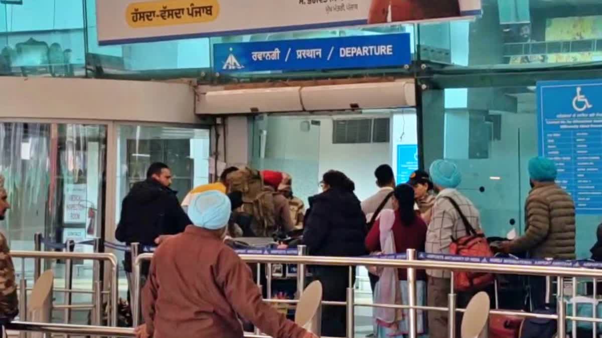 Indians return home from America