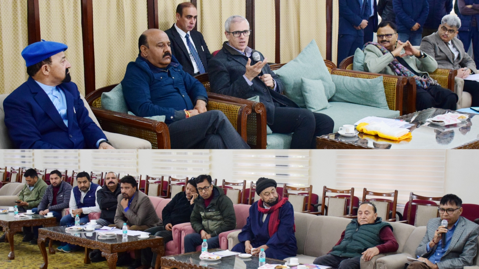 LAHDC Kargil calls on J&K CM Omar Abdullah and other officials