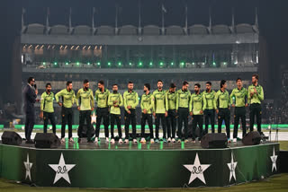 Babar Azam and Mohammad Rizwan flaunted Pakistan's new jersey for the ICC Champions Trophy 2025 at Gaddafi Stadium.