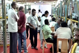 Erode East by-poll counting began at Chithode amid heightened security. DMK and NTK face-off after Congress MLA EVKS Elangovan's death necessitated the election.