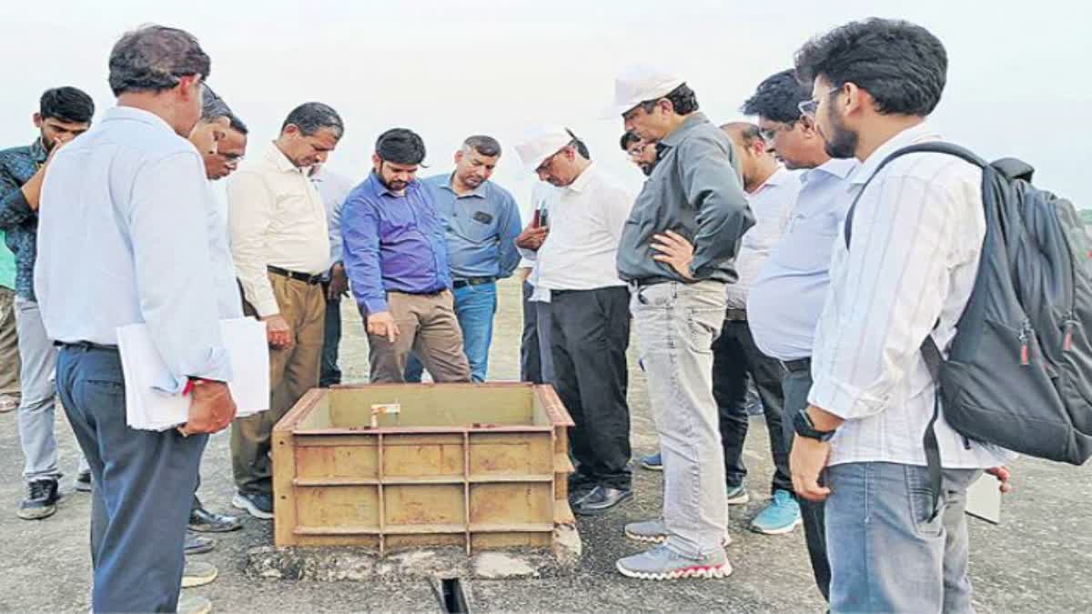 NDSA Team Visit Annaram and Sundilla Barrage