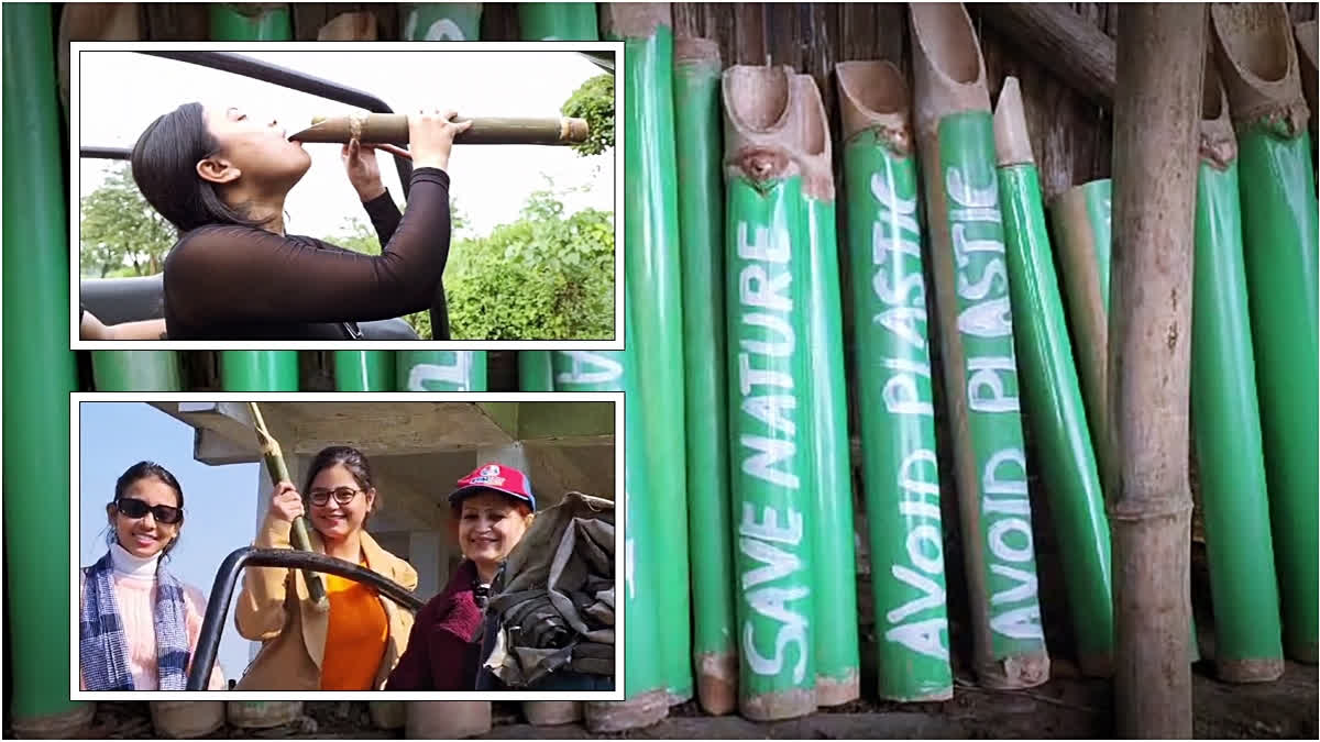 A resident of Assam, Chandan Nath has ingeniously crafted 'Kaziranga Bamboo Bottles' to tackle the problem of pollution by plastic waste in the Kaziranga National Park.