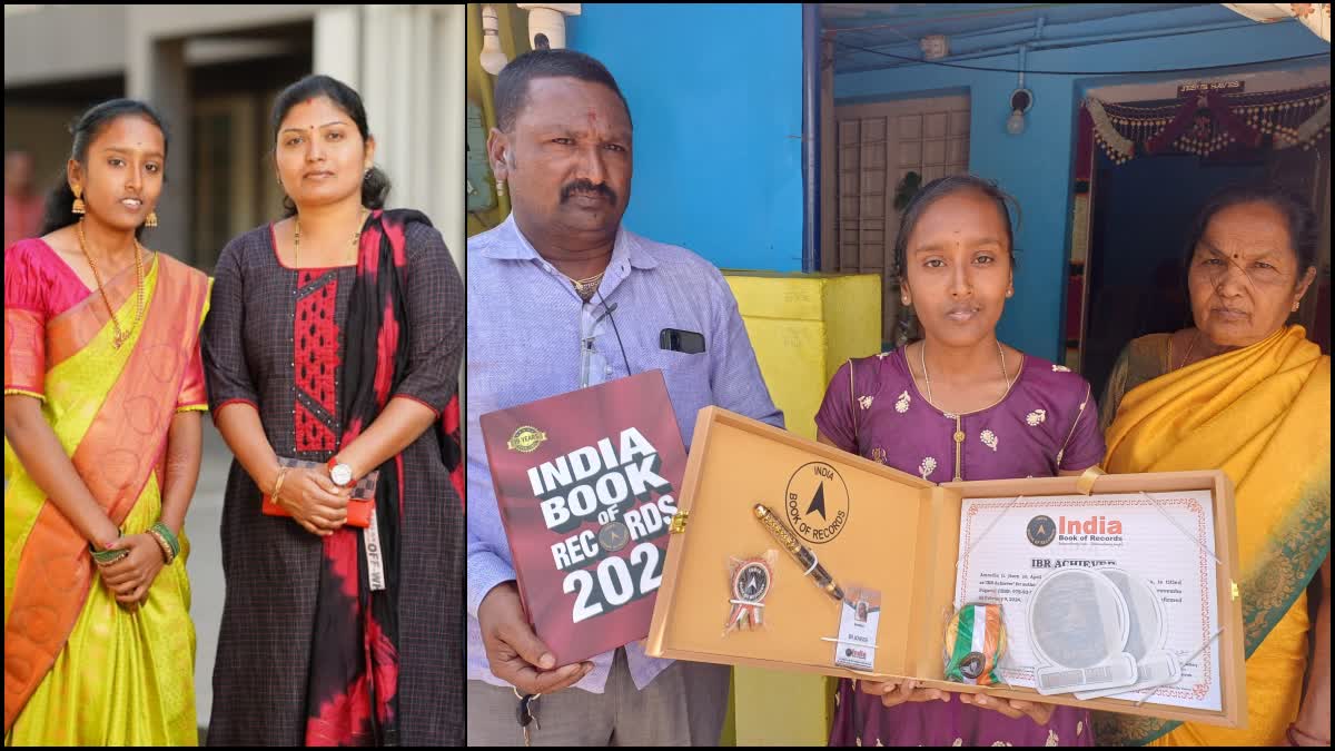 A student entered India Book of Records by writing book on her favorite teacher