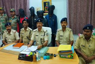 Godda police arrested five bike thieves