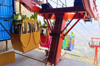 rope car facility start in sholingur temple
