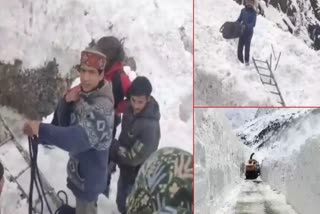 5 tourists trapped for 7 hours in Lahaul avalanche, rescued by locals