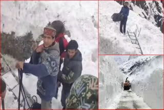 Falling Iceberg In Lahaul Spiti