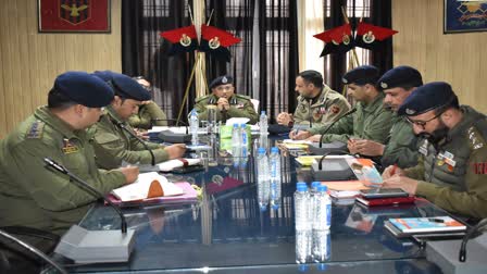 ADGP Jammu Zone held a meeting during his visit to Poonch and took stock of the security in the district