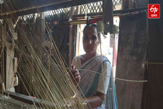 The weavers of a village in Nalbari feed their families by weaving clothes