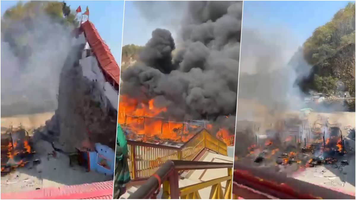 Fire Broke Out in Garjiya Devi Temple